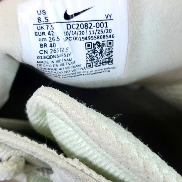 Nike React Frenzy NRG Seaglass Men's US 8.5 Light Bone - Picture 13 of 14